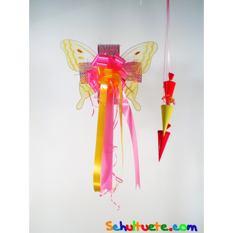 Schleife Schmetterling gelb Schleife Schmetterling gelb