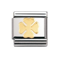 Nomination Starterarmband mit einem goldenen Teil