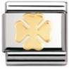Nomination Starterarmband mit einem goldenen Teil