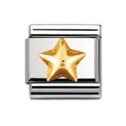 Nomination Starterarmband mit einem goldenen Teil