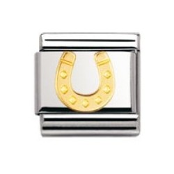 Nomination Starterarmband mit einem goldenen Teil
