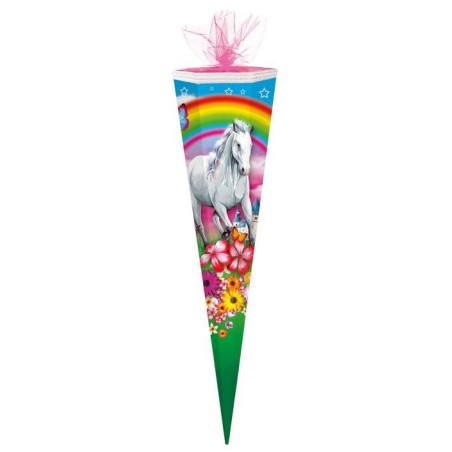 Zuckertüte "Pferde-White Horse" 85cm