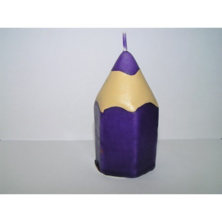 Buntstift Kerze klein Lila