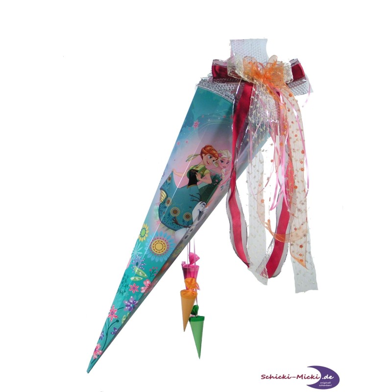 Zuckertüte "Disney´s Die Eiskönigin-Frozen Fever" 85cm mit Glitter undSchultütenschleife Zuckertüte "Disney´s Die Eiskönigin-Frozen Fever" 85cm mit Glitter undSchultütenschleife