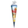 Zuckertüte "Ritter & Drache" 85cm, mit Silberfolie