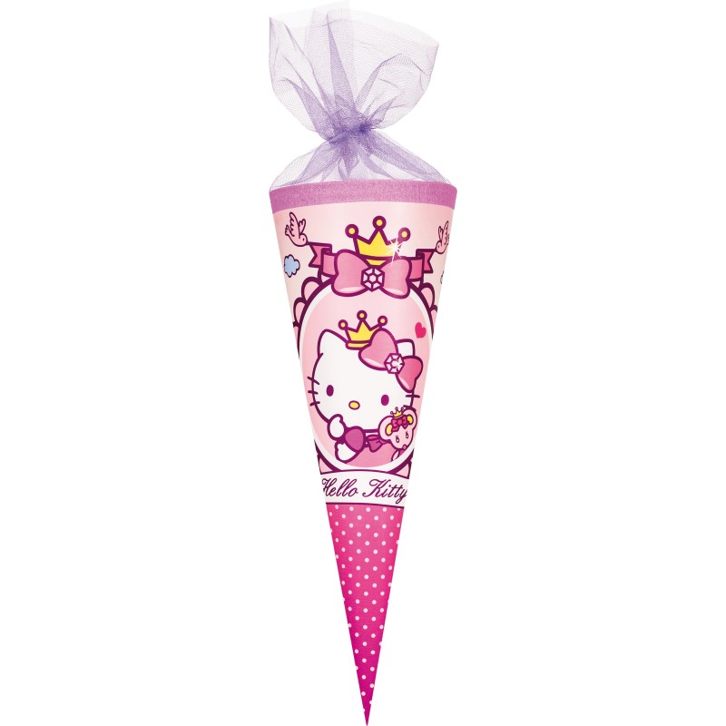 Zuckertüte "Hello Kitty-Prinzessin" 22cm Zuckertüte "Hello Kitty-Prinzessin" 22cm