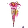 Zuckertüte "Barbie-Haustiere" 50cm, mit Zuckertütenschleife und zwei kleinen Tüten