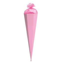 Basteltüte mit verstärkter Spitze rosa