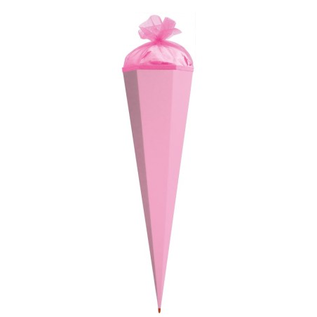 Basteltüte mit verstärkter Spitze rosa