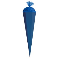 Basteltüte mit verstärkter Spitze blau