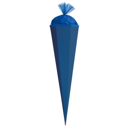 Basteltüte mit verstärkter Spitze blau