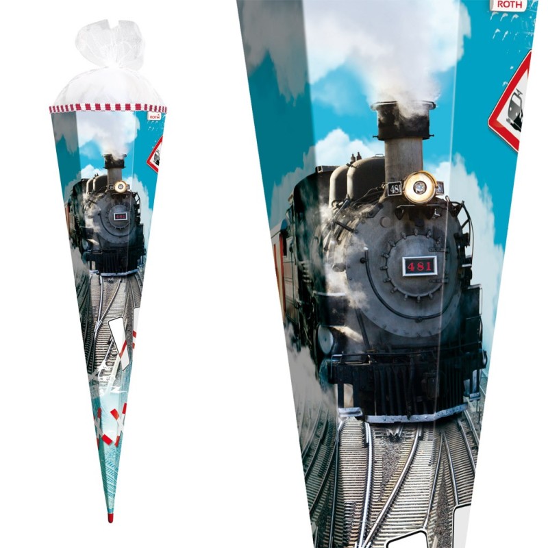 Zuckertüte "Lokomotive" mit Licht und Sound 85cm
