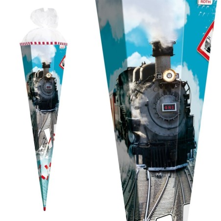Zuckertüte "Lokomotive" mit Licht und Sound 85cm