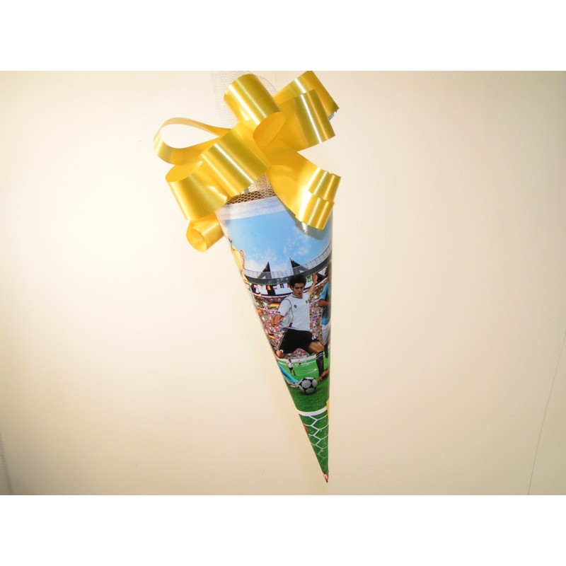 Zuckertüte "Fußball " 22cm mit Schleife Zuckertüte "Fußball " 22cm mit Schleife