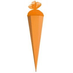 Basteltüte mit verstärkter Spitze orange