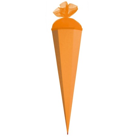 Basteltüte mit verstärkter Spitze orange