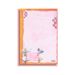 Diddl Wechselbildblock A5 - Banner-Schwenken-Trio