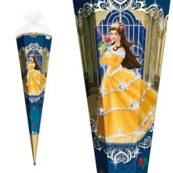 Zuckertüte "Rosenball" mit Glitter und Schleife, 85cm