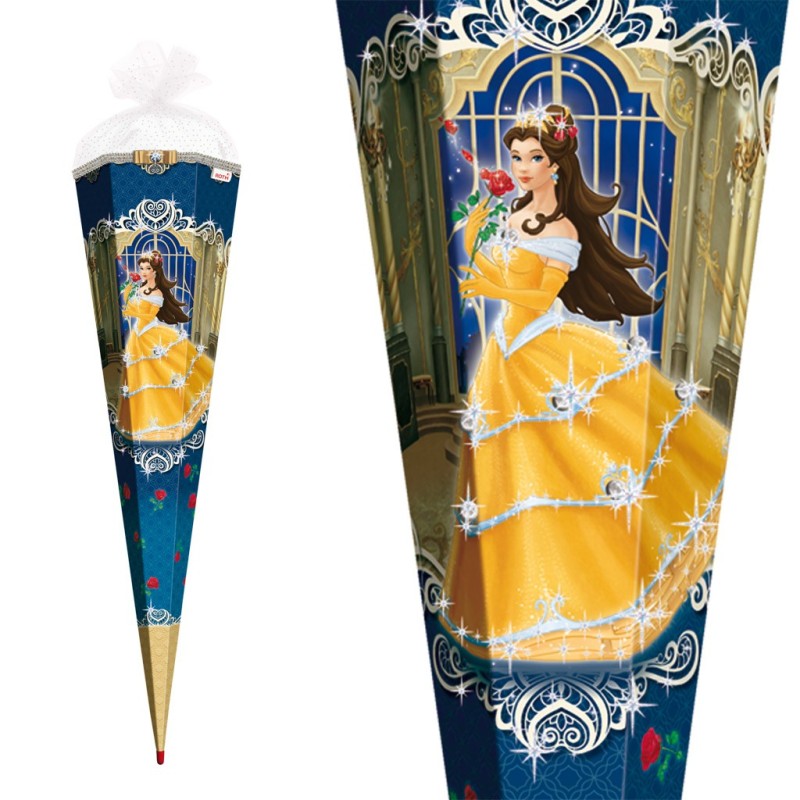 Zuckertüte "Rosenball" mit Glitter und Schleife, 85cm Zuckertüte "Rosenball" mit Glitter und Schleife, 85cm