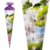Zuckertüte "Einhorn mit Fohlen" mit Glitter 85cm