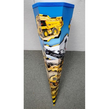 Zuckertüte "Schaufelradbagger"  85cm