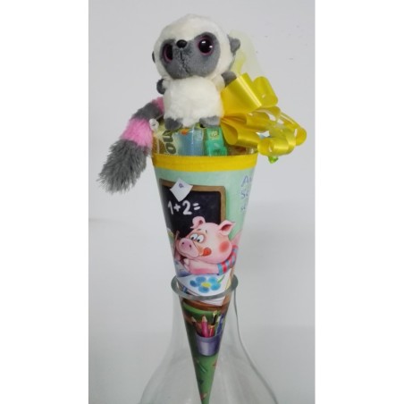 Zuckertüte "Auf dass die Schule schön wird" 35cm, gefüllt