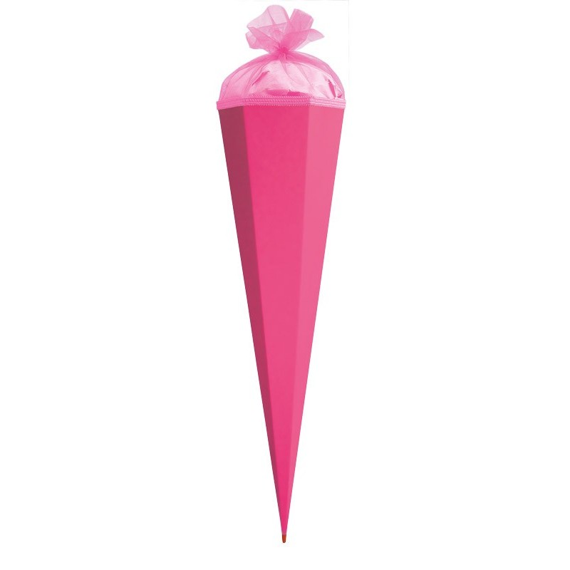 Basteltüte mit verstärkter Spitze pink Basteltüte mit verstärkter Spitze pink