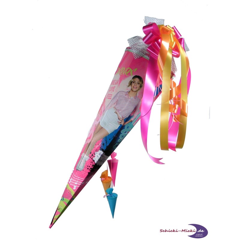 Zuckertüte "Disney´s Violetta" 85cm mit Zuckertütenschleife Zuckertüte "Disney´s Violetta" 85cm mit Zuckertütenschleife