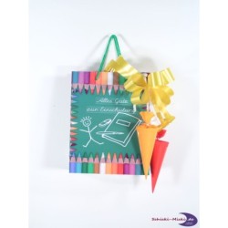 Geschenktasche "klein" mit 2 kleinen Schultüten