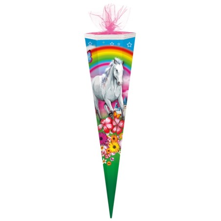 Zuckertüte "White Horse" 50cm