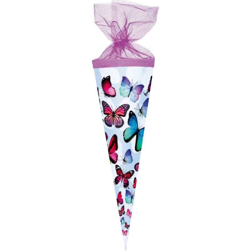 Zuckertüte "Schmetterlinge" 50cm Zuckertüte "Schmetterlinge" 50cm