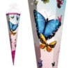 Zuckertüte "Butterfly" 85cm, mit Glitter