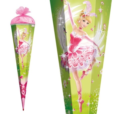 Zuckertüte "Schwanenprinzessin" 85cm, mit Glitter