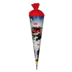 Zuckertüte "Feuerwehr" mit Licht 70cm